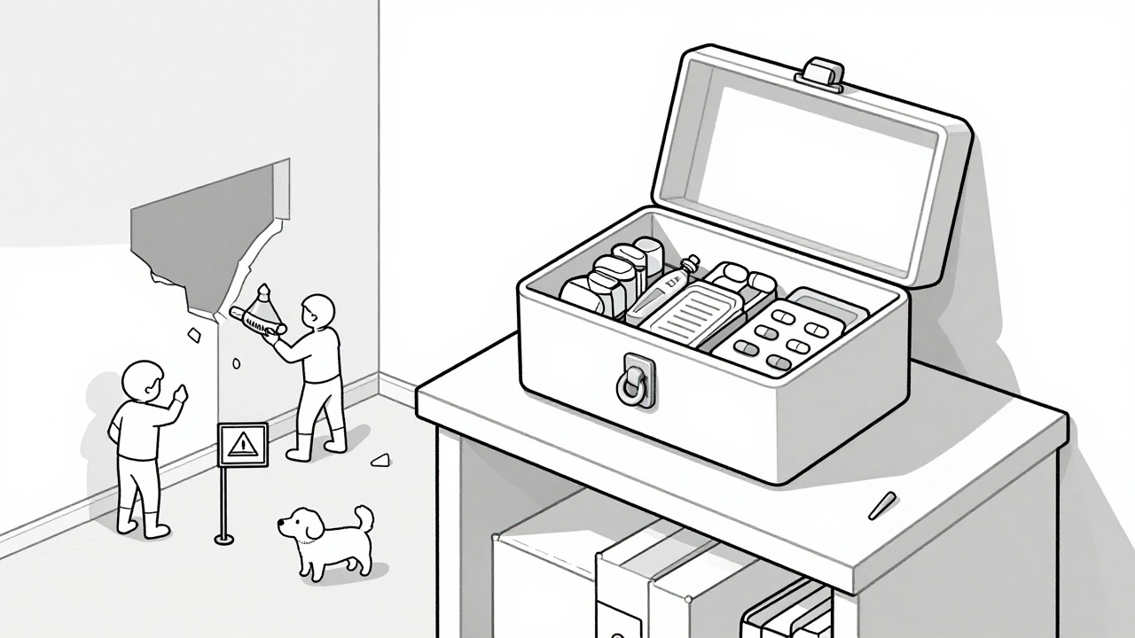 How to Secure Medications During Home Renovations or Moves