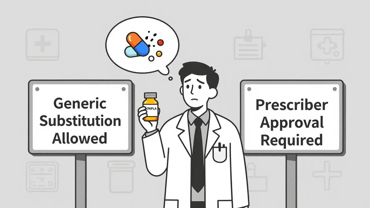 Combination Drug Substitution: Legal and Practical Challenges in Modern Pharmacy