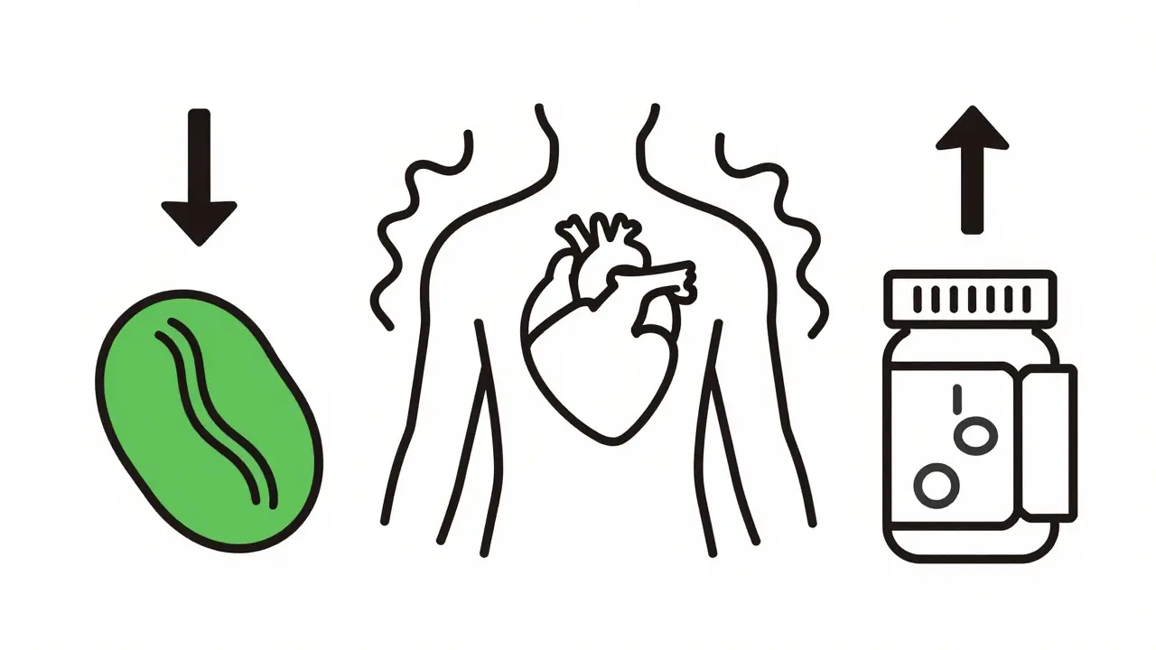 Green Coffee Extract and Stimulant Medications: Blood Pressure Concerns