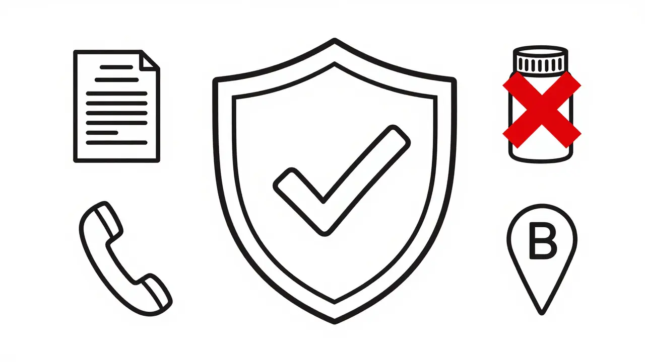 Shield icon symbolizing verified safe online pharmacy practices