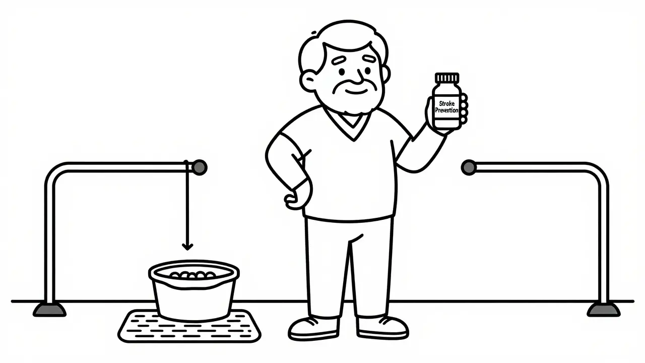 Anticoagulants in Seniors: Fall Risk vs. Stroke Prevention