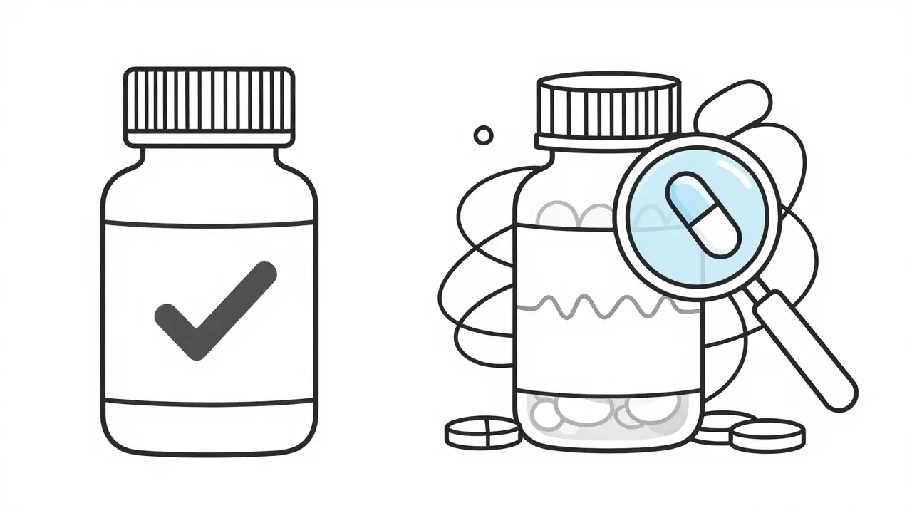 Comparison of standard vs combination generic drug complexity