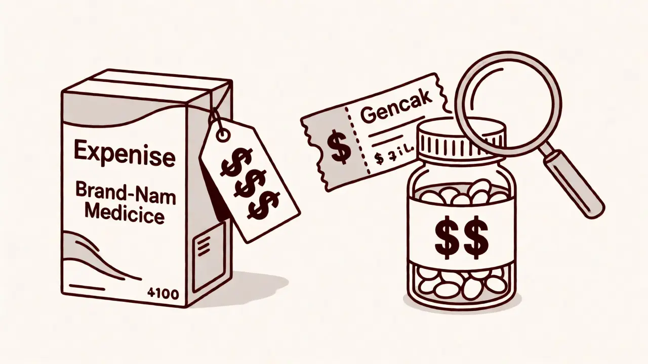 Comparison of expensive brand vs cheap generic medicine